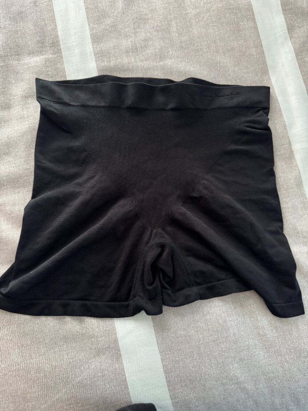 EUC Black Seamless High Waist Shorts Sz XL